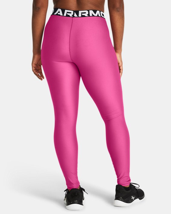 Women's HeatGear® Leggings, Pink, pdpMainDesktop image number 1